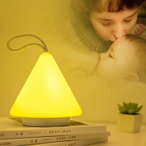 Portable Bedroom Hanging Lamps Remote Control USB Charging LED Night Lights with Switch