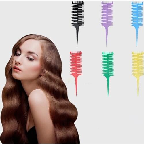 Professional Tip Tail Comb for Salon Barber Section Hair Brush Hairdressing Tool DIY Hair Big Tooth Comb Fish Bone Design Comb