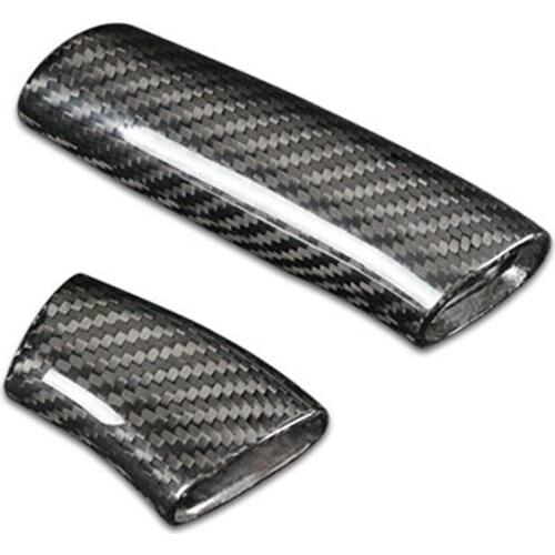 Carbon Fiber Interior Car HandBrake Hand Brake Grips Cover Trim for Mercedes Benz a Class B Class 2004-2011