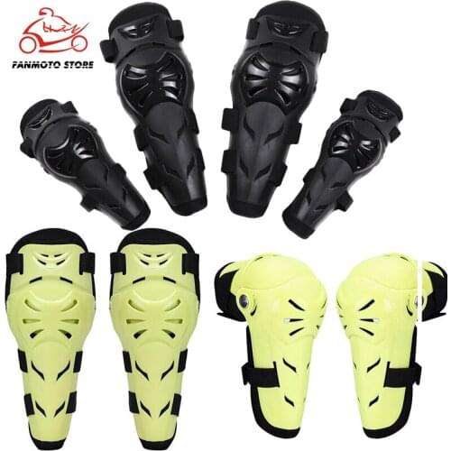 SULAITE 4Pc Motorcycle Knee Protector Protective Gear Knee Guards Kit Kneepad Free Riding Thickening Protection Moto Accessories