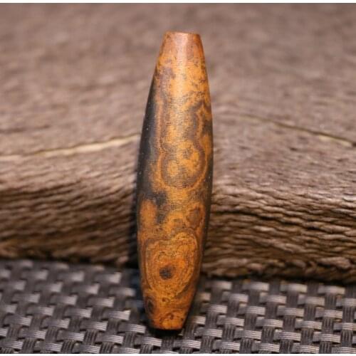 Super Energy From LK brother Sauces Magic Tibetan old Agate Natural Eye Meng dZi Bead Healing Amulet 20220Ar LZK