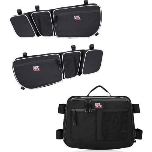 Storage Door Bag UTV Side Knee Pad Overhead Bag for Can Am Maverick X3 R Canam Max R 4x4 Turbo DPS 2017-2021 #715004275