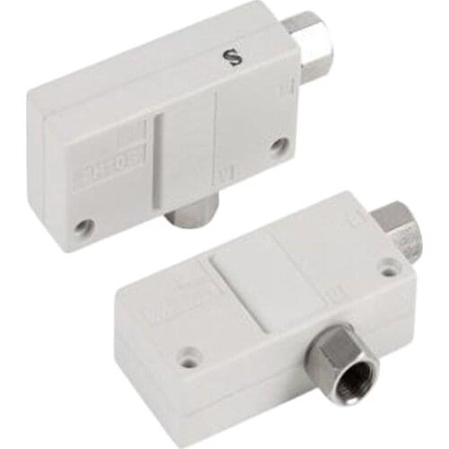 SMC type vacuum generator ZH series plastic single-stage right angle tee with inch pipe thread without muffler