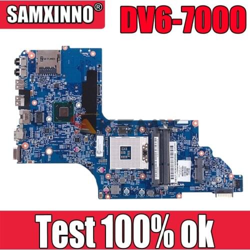 High quality For HP DV6 DV6-7000 DV6-7300 Series Laptop Motherboard 682177-501 682177-001 HM77 MB 100% Tested Fast Ship