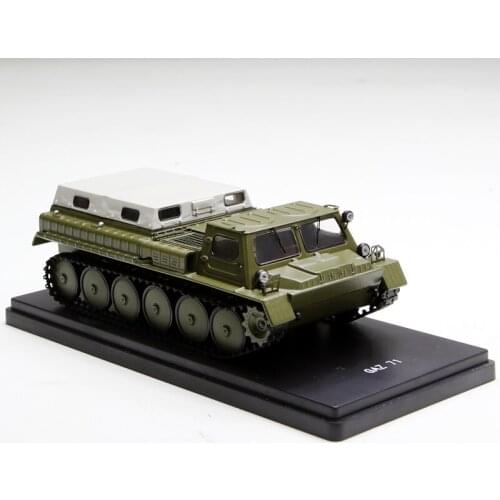 1:43 Casting Alloy Adds Adams 71 Gt All Terrain War Chariot Khaki Green Miniature Scene World Model Free Shipping