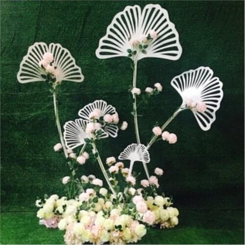 120cm Gold or white Flower Stand Aisle Road Leads Wedding Props Party Decoration