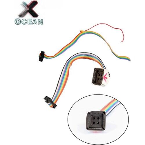 AK90+ Key Programmer V3.19 Adapter 10Pin Cable &Chip Data to Read Specific Seat Works For AK90 Replacement Wires