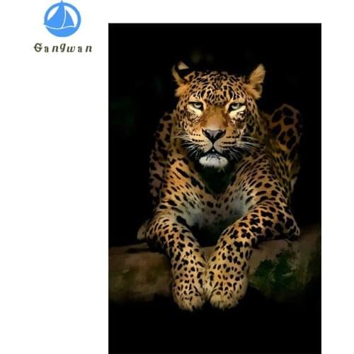 5D DIY Diamond Embroidery Modern animal art, leopard Picture Of Diamond Painting Cross Stitch Mosaic New Arrival Wall Art