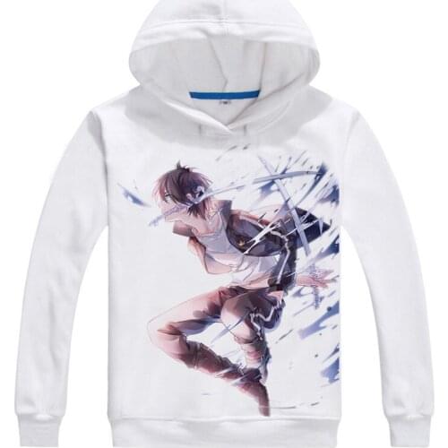 Anime Noragami aragoto Hoodie New Yato Yukine Cosplay Coat Fashion Men Women Cotton Hooded Sweatshirt