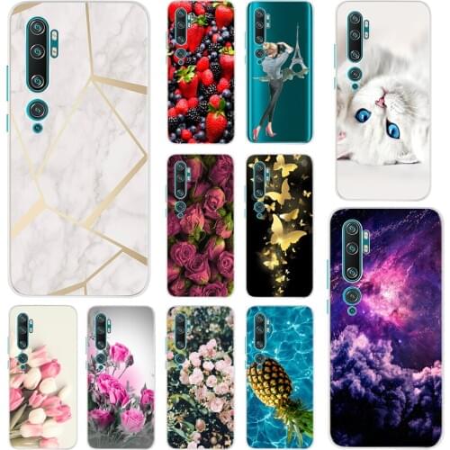 For Xiaomi Mi Note 10 CC9 Pro Case Soft Silicone Phone Case For Xiaomi Mi Note 10 Pro Cover Coque Mi Note10 10Pro Back Covers
