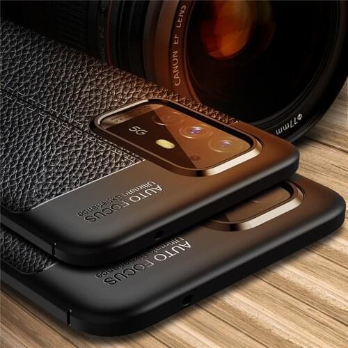 OPPO F19 Pro Plus Case Armor A94 A93 F17 Pro Luxury Litchi Texture Soft Silicone TPU Back Cover For OPPO F19 Pro Phone Cases