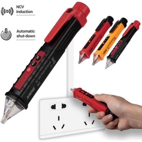 Digital AC 50-60Hz Voltage Detectors Smart Electrical Non-Contact Tester Pen Meter 12-1000V Current Electric Sensor Test Pencil