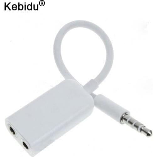 Jack 3.5 mm Dual male to Female Audio cables Splitter adapter two lovers Plug Stereo earphone headphone For iphone 4 5s S5 I9600