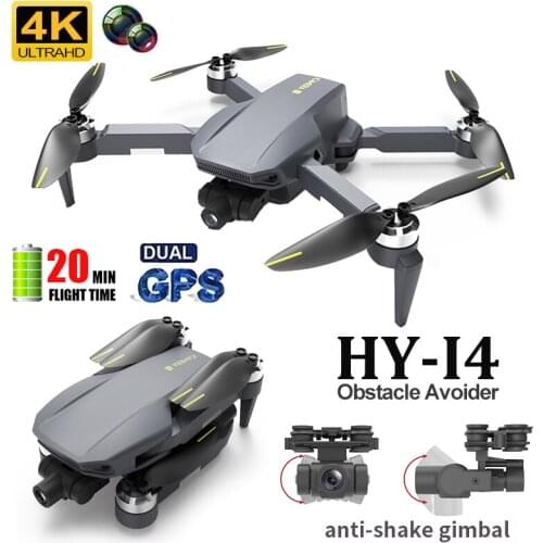 HY-I4 Profesional GPS Drone With Camera HD 4K Wifi Aerial Photography Dron Foldable Brushless Quadcopter Remote Control Toys