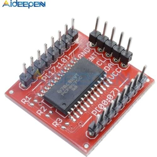 PCF8575 PCF8575C IIC I2C I/O Interface Extension Expansion Shield Module For Arduino 16 bit SMBus Control Board Microcontroller