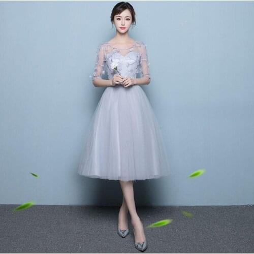 Student Graduation Dress Small Dress Female Bridesmaid Dress Short Section Bridesmaid Group Dress Sister Skirt Banquet Dress