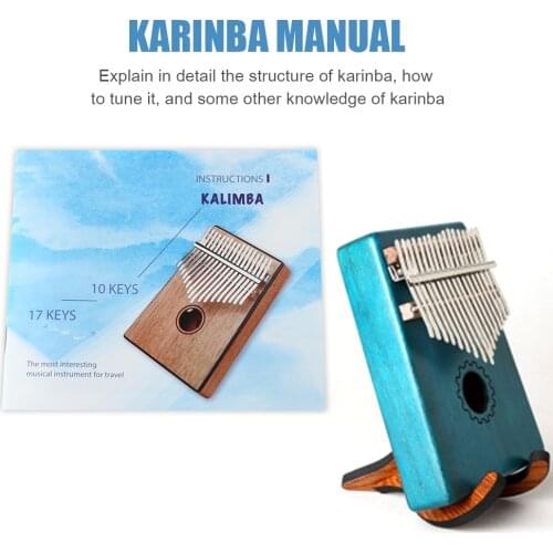 Portable Kalimba Learning Book Thumb Piano Text Music Book Instrument Guide for Beginner Children Gift