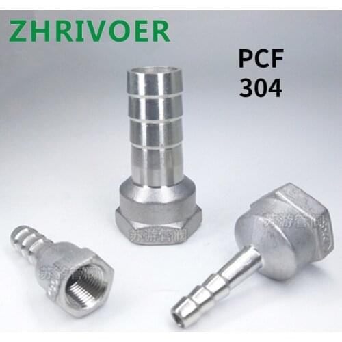 Hose Barb x 1/4" 3/8" 1/2" 3/4" 1" BSP Female 304 Stainless Steel Nipple Pipe Fitting 6mm 8mm 10mm 12mm 14mm 15mm 16mm