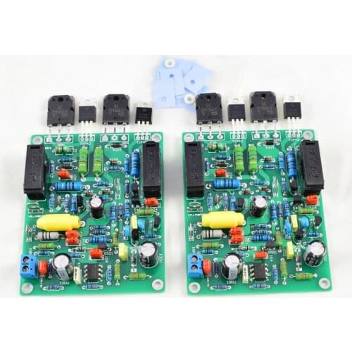SOTAMIA 2Pcs Stereo Power Amplifier Audio Board 100W+100W 2 Channel Speaker Amplifier D1047 TL071 Home Sound Theater DIY