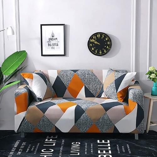 Elastic sofa cover for living room L shape sofa cover Convertible Removable home armchair furniture Sofas 1/2/3/4 seat