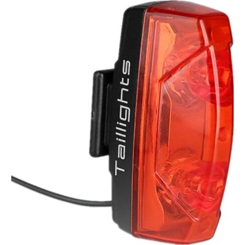 24BD Bicycle Taillights Warning Lamp Bike Tail Light Self-Powered Magnetic Induction