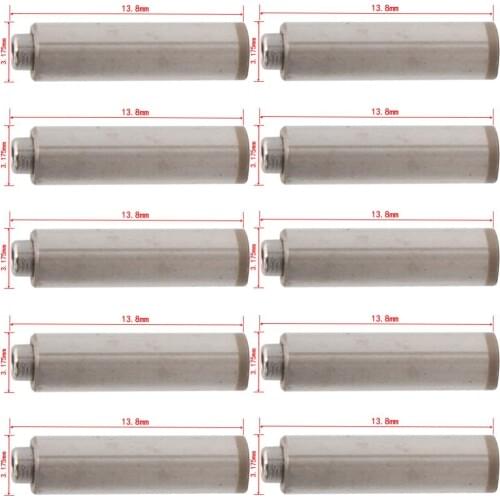 10pcs Spindle/Axis for Dental High Speed Handpiece Air Turbine 13.8mm*3.175mm Rotor Cartridge