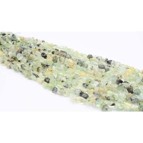 10x13mm AA Natural Smooth Prehnite irregular Oval Stone Beads For DIY necklace bracelet jewelry making 15 "free delivery