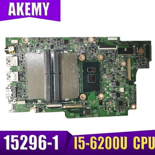 15296-1 Laptop motherboard for Dell 13-5368 15-5568 original mainboard I5-6200U