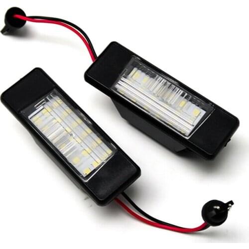 2PCS Car Trunk Number License Plate Light for Nissan Pathfinder R51 Versa Nismo Infiniti Q50