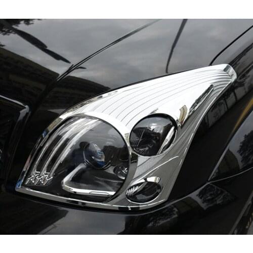 2003 2004 2005 2006 2007 2008 2009 FOR Toyota Prado Land Cruiser FJ120 Chrome Front Headlight Head Light Lamp Cover Trim