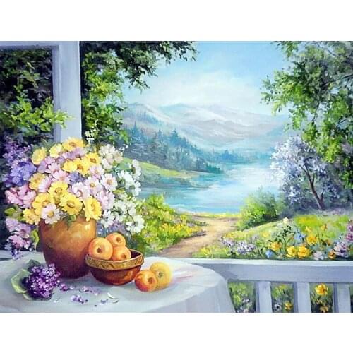 A4144 11CT/14CT/18CT/25CT/28CT night snowing patterns Counted Cross Stitch DIY Cross Stitch Kits Embroidery Needlework Sets