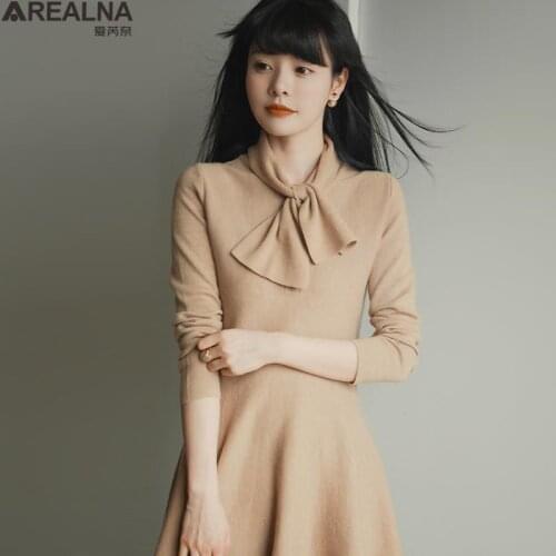 Модные платья-трапеции AREALNA China At AliExpress