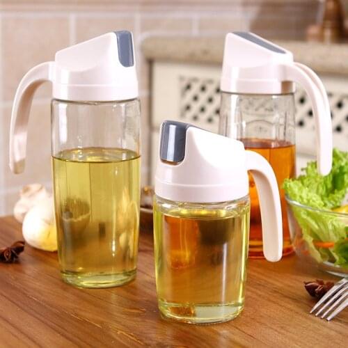 Cooking Seasoning Oil Bottle Glass Oil Storage Bottle Vinegar Dispenser for Oil Vinegar Honey Olive Oil Container Kitchen Tools