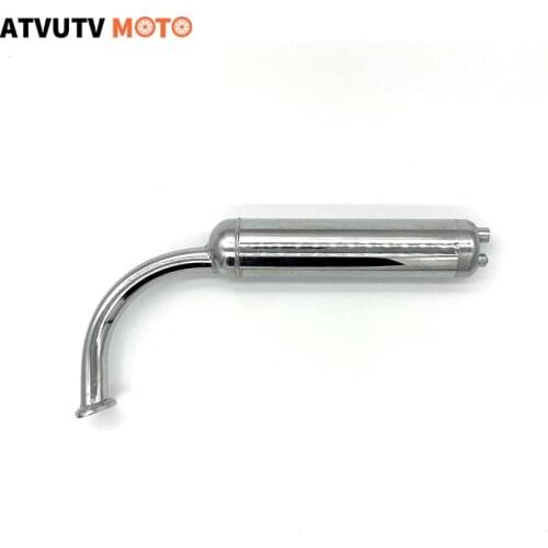 Motorycle Exhaust Pipe Muffler For 48cc 66cc 70cc 80cc Motorised Motorized Bicycle Bike Engine 22mm
