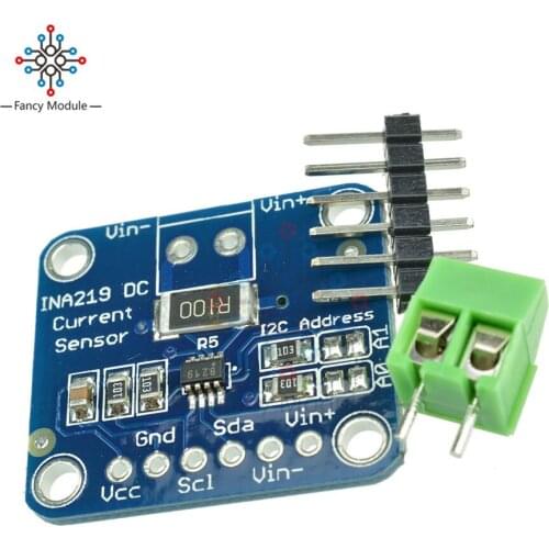 INA219 I2C Zero Drift Bi-directional Current Power Supply Sensor Breakout Monitoring Module