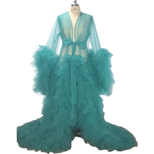 Customized Sexy Maternity Pajamas Bathrobe Women Photo Shoot Party Evening Nightdress Plus Size Ladies