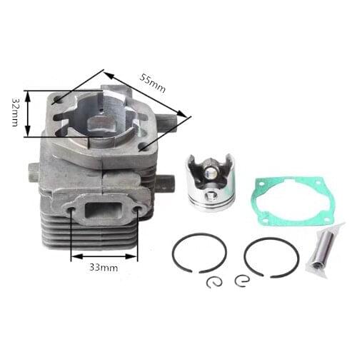 CYLINDER KIT 32MM FOR ZENOAH KASEI KS360 KS375 22.5cc ZYLINDER PISTON RING PIN CLIPS ASSEMBLY 2300 2310 HEADGE TRIMMER PARTS