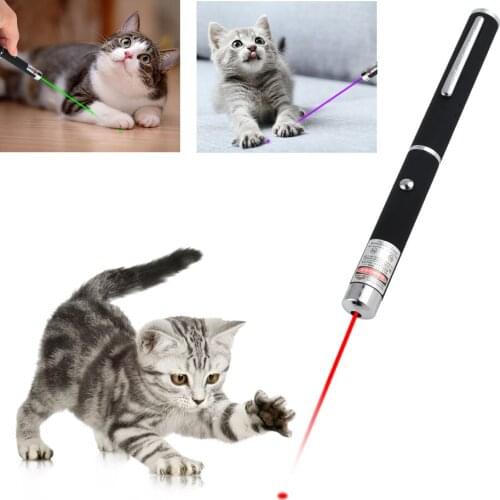 Laser Sight Pointer for Pet Cat Green Blue Red Dot Laser Light Pen Powerful Laser Meter 405Nm 532Nm 650Nm Lazer Pen Cat Toys