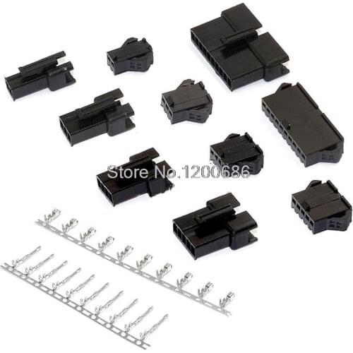 SM 2/3/4/5/6/8/9/10/11/12Pin Pitch SM2.54 Female and Male terminal sets SM2.54 connector 2.54MM connectors terminal