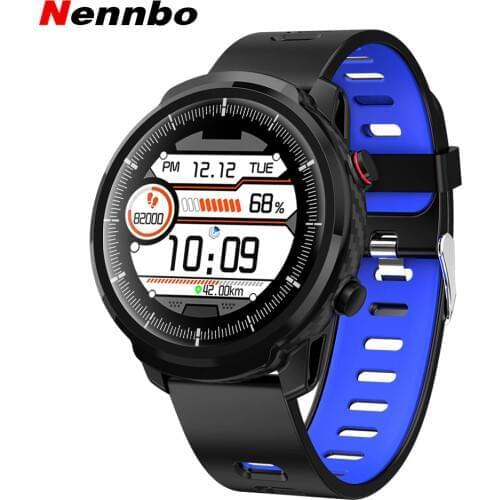 Nennbo L3 Full Touch Smart Watch Men Women Sports Clock Heart Rate Monitor Call Reminder Smartwatch For IOS Android phone