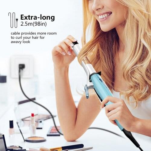 Steam Hair Curler Ceramic 25mm Curling Iron Hot Comb Hair Curler Rollers Argan Oil Curly Wand Hair Styling Tools