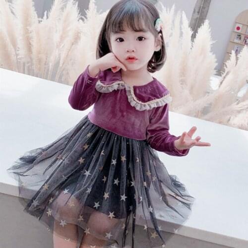 Girl Dress Kids Baby Gown 2021 Lovely Spring Autumn Toddler Formal Party Outfits Sport Teenagers Dresses Cotton Children Clothin