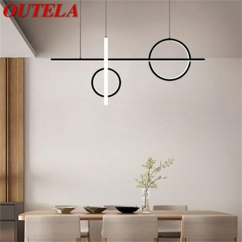 OUTELA Pendant Lights Contemporary Nordic Simple LED Lamp Creative Fixture For Home Decoration