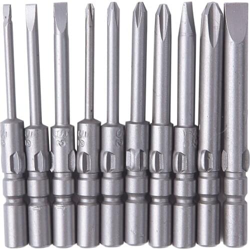 Durable Practical 10pcs/Set 40mm Hex Shank Magnetic Cross Screwdriver Bits Multitool Home Appliances Repair Hand Tool#86925