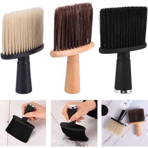 Salon Stylist Barber Neck Face Duster Soft Brush Hairdressing Hair Cutting Hair Cleaner Accessories Hairbrush Sweep Comb Tools