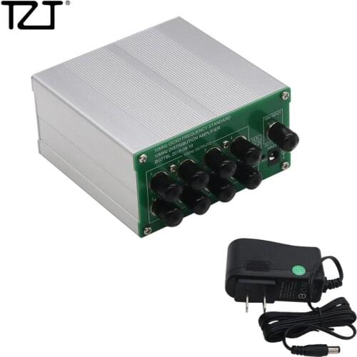 TZT 10MHz Frequency Distribution Amplifier 10MHz OCXO Frequency Clock Divider 8 Output Port