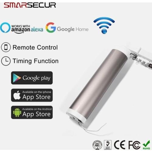 Smart Remote Control WIFI Curtain Motor For Smart Home Security System