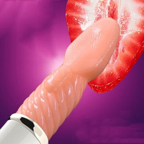 Tongue Shape Vagina Vibrator Intimate Clitoris Stimulator Blowjob Oral Licking Stimulation Powerful Sex Toys for Women Couples