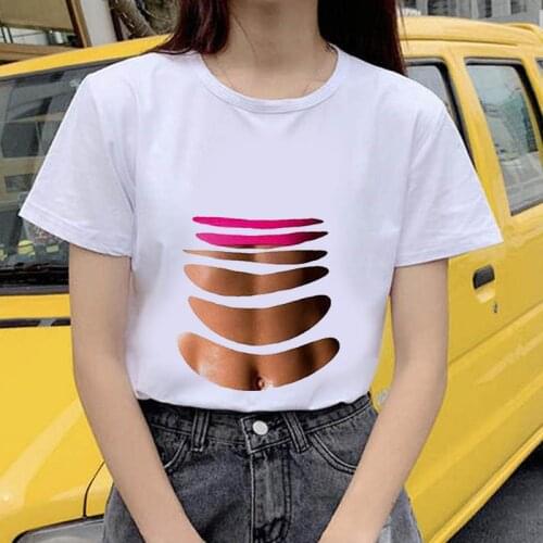 Ladies summer Printed T Shirt Women Short Sleeve O Neck Loose Tshirt Women Tee Shirt Tops Clothes casual Hip Hop T-shirt