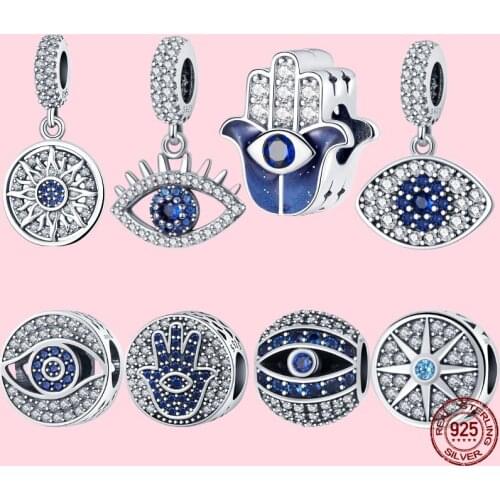 2020New 925 Sterling Silver Unicorn Guardian Hand Charm Fit Original 3mm Bracelet Bangle For Women Birthday Fashion Jewelry Gift